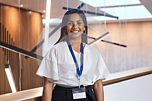 Ive got a reason to believe Ill turn out fine. Portrait of a beautiful young businesswoman before a conference.