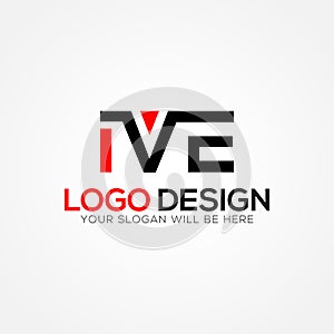 IVE Letter Logo Design photo