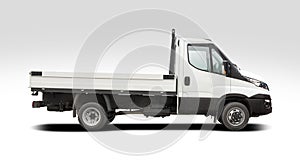 Iveco Daily Euro truck isolated on white