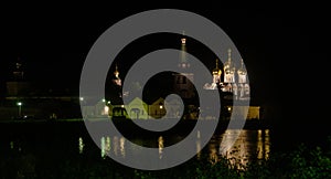 Iver Monastery at night