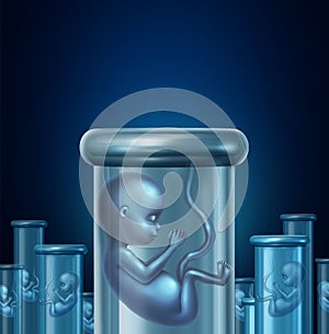 IVF Baby Concept