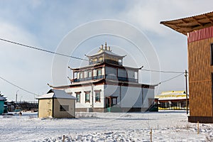 Ivolginsky Buddhist datsan monastery near Ulan-Ude city in Buryatia