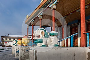 Ivolginsky Buddhist datsan monastery near Ulan-Ude city in Buryatia