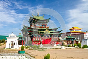 Ivolginsky datsan monastery is the Buddhist Temple located near Ulan-Ude city in Buryatia, Russia.