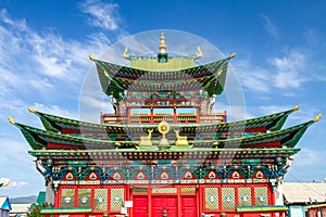 Ivolginsky datsan monastery is the Buddhist Temple located near Ulan-Ude city in Buryatia, Russia.