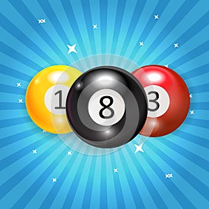 Ivories, Billiard Balls Background