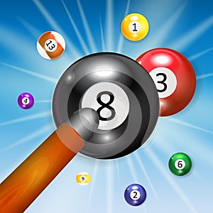 Ivories, Billiard Balls Background