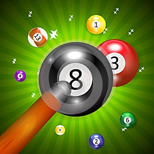 Ivories, Billiard Balls Background