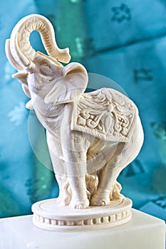 Ivory Elephant Statue photo