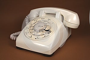 Ivory Rotary Phone