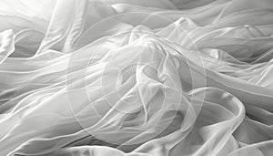 Ivory silk satin drapery with abstract monochrome luxury background for sophisticated designs