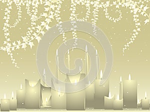 Ivory wedding background