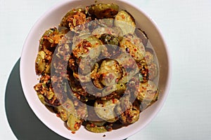 Ivy gourd fry, Indian style