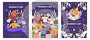 IWD Inspire Inclusion campaign, International Women's Day 2024 Poster collection features a diversity of women