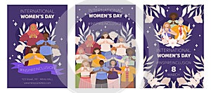 IWD Inspire Inclusion campaign, International Women's Day 2024 Poster collection features a diversity of women photo