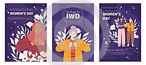 IWD Inspire Inclusion campaign, International Women's Day 2024 Poster collection features a diversity of women photo