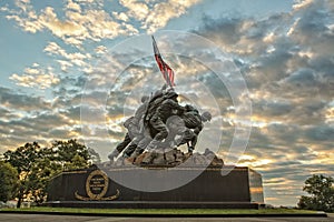 Iwo Jima Memorial at Sunrise