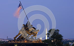 Iwo Jima Memorial in Washington DC, USA