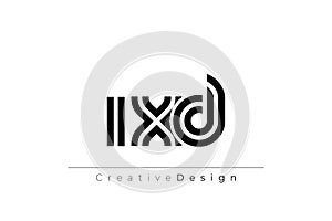 IXD Creative Unique Modern Letter Logo Design