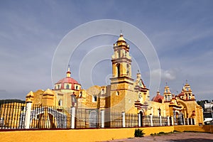 Church of Ixtacuixtla town, tlaxcala, mexico I photo