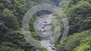 Iya canyon in Higashi Iya, Tokushima, Japan