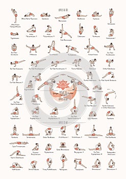 Iyengar hatha yoga poses levels 16-60