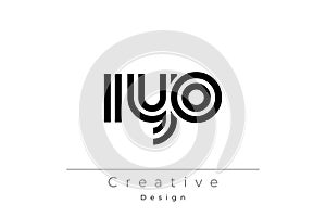 IYO Creative Unique Modern Letter Logo Design