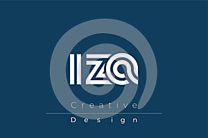 IZA Creative Unique Modern Letter Logo Design