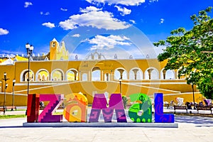 Izamal, Yucatan in Mexico - Central America