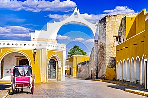 Izamal, Yucatan in Mexico - Central America