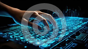 ization cyberspace digital background