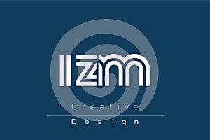 IZM Creative Unique Modern Letter Logo Design