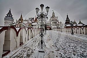Izmailovsky Kremlin, famous ancient Russian landmark