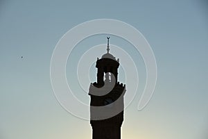 Izmir watch tower saat kulesi in konak square