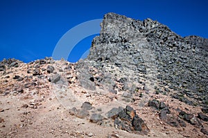 Iztaccihuatl hiking trail photo