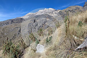 Iztaccihuatl hiking trail photo