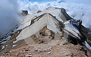 Iztaccihuatl, Summit Ridge, Mexico photo
