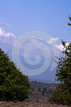 Iztaccihuatl volcano photo