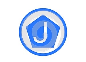 j alphabet logo sign symbol illustration