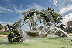 J.C.Nichols memorial fountain Kansas city Missouri photo