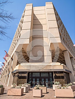 J. Edgar Hoover FBI Building on Pennsylvania Avenue, Washington DC, United States