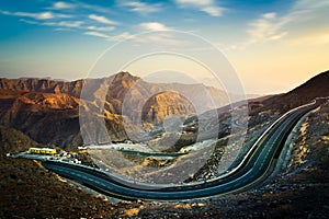 Jabal Jais the highest mountain in the UAE