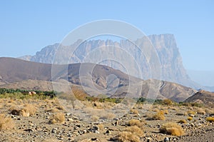 Jabal Misht mountain Oman