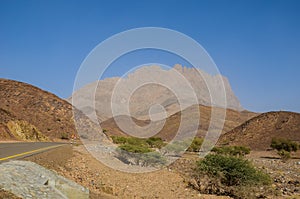 Jabal Misht mountain Oman