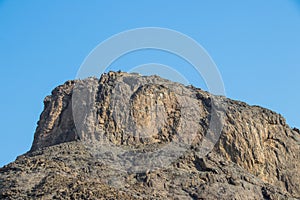 Jabal an-Nour. Magnificent view of the top of Jabal Nur, where Hira Cave is situated.
