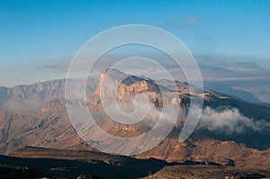 Jabal Shams, Hajar mountains, Oman photo