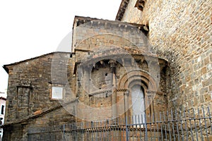 Jaca romanesque cathedral church Pyrenees spain