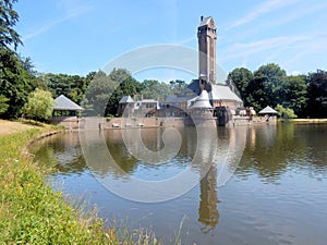 Jachtslot Sint-Hubertus, monumental estate built in the Jugendstil style by the dutch architect Berlage, Hoenderloo nearby Arnhem