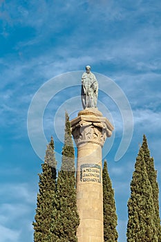 Jacint Verdaguer monument.