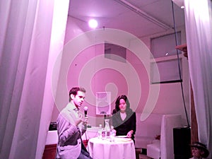 Jack Dorsey interviewed on stage